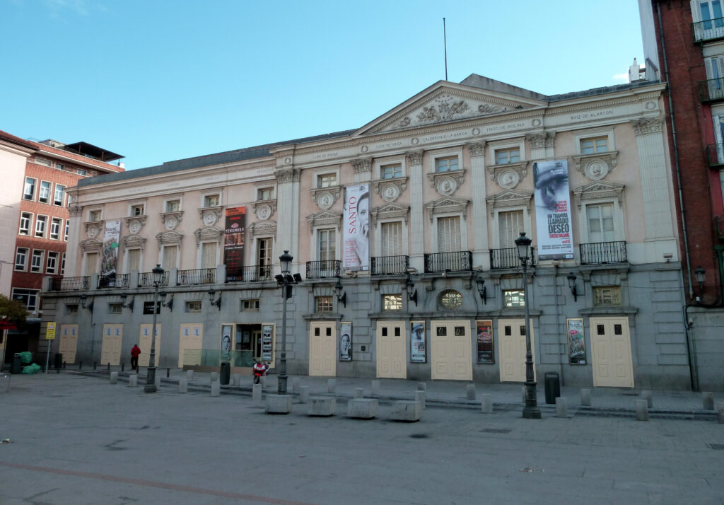 Teatro Espanol (theater) in Madrid (Spain). Building from 1895.