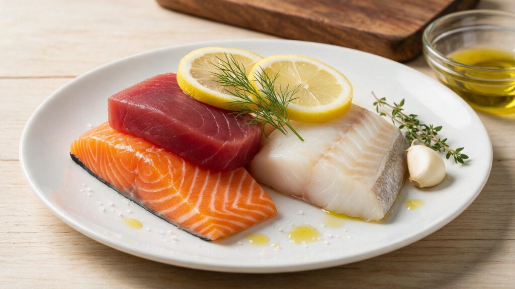 Diferencias entre pescado azul y pescado blanco